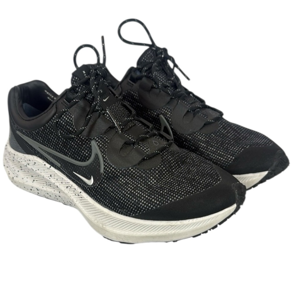 Nike Zoom Winflo 8 Shield Running Trainers Dc3730 Black Iron Grey Size 9.5